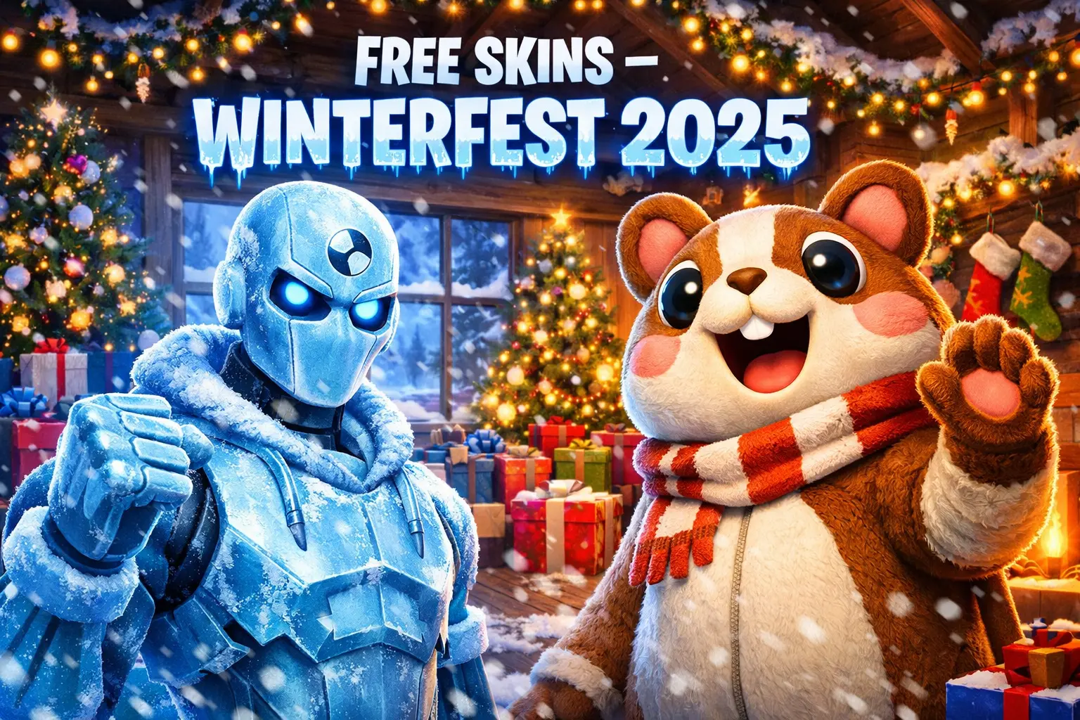 Glacial Dummy and Cheeks Free Fortnite skins