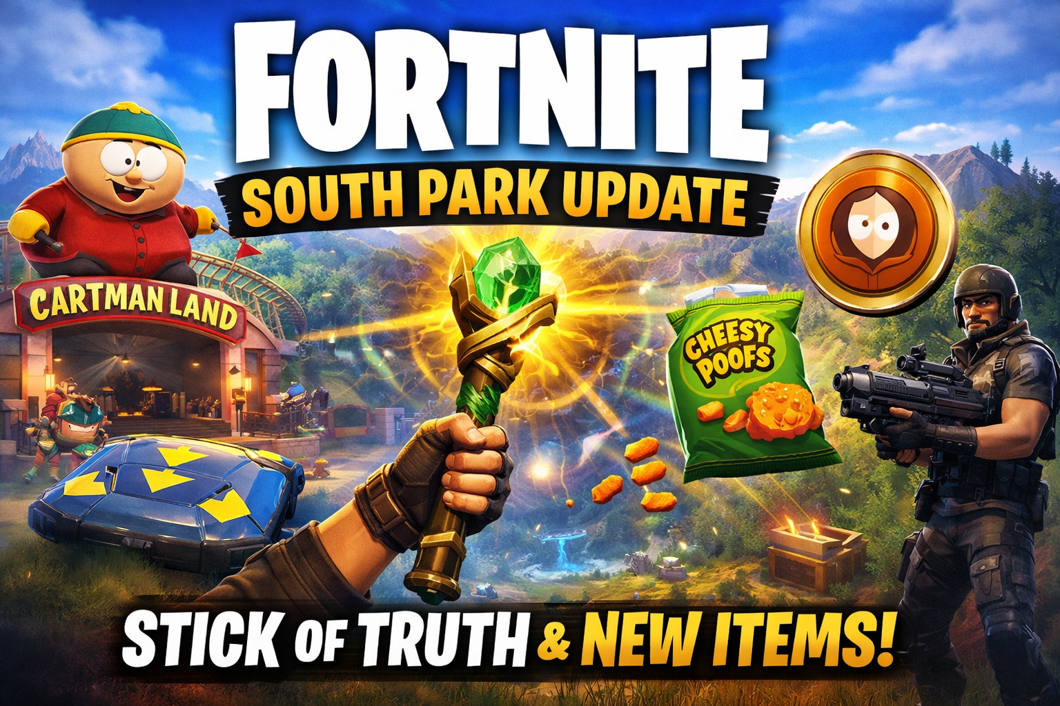 Fortnite South park update 2026